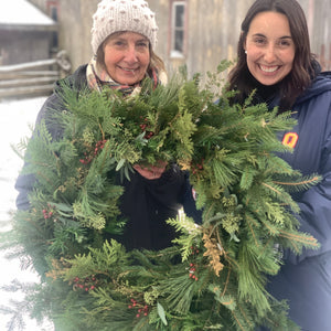 
                  
                    Hand Tied Holiday Wreath Workshop
                  
                